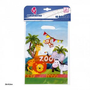 Bolsas 10 25×16,5cm Zoo