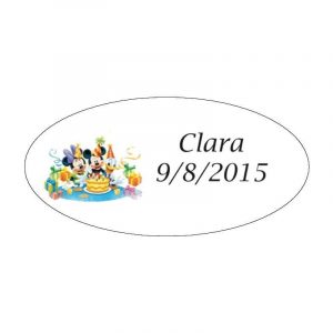 Etiquetas Infantiles Mickey