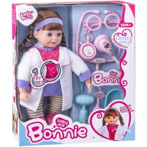 Muñeca Bonnie Doctora Con Sonido Y Accesorios