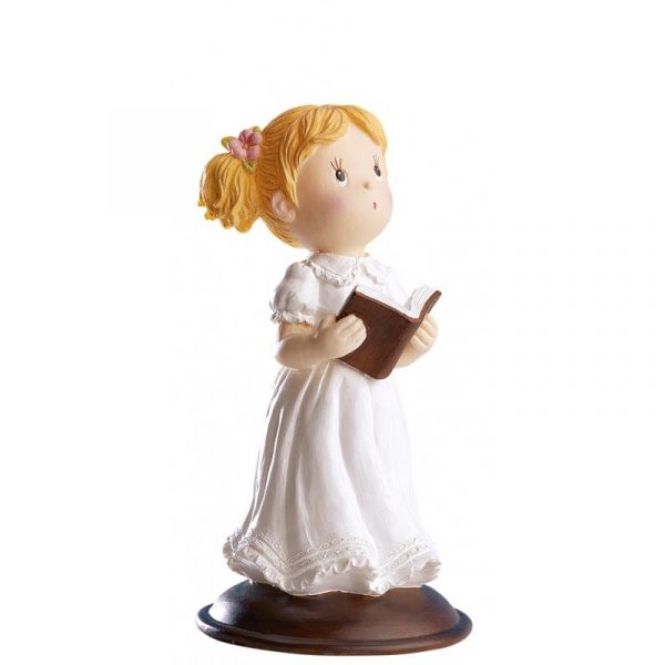 Niña Comunion Con Biblia 13,50cm