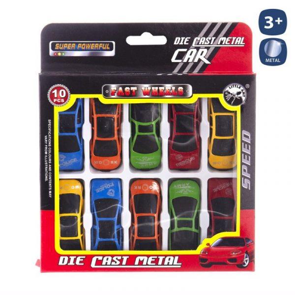 S 10 Coche Deportivo Rueda Libre Metal